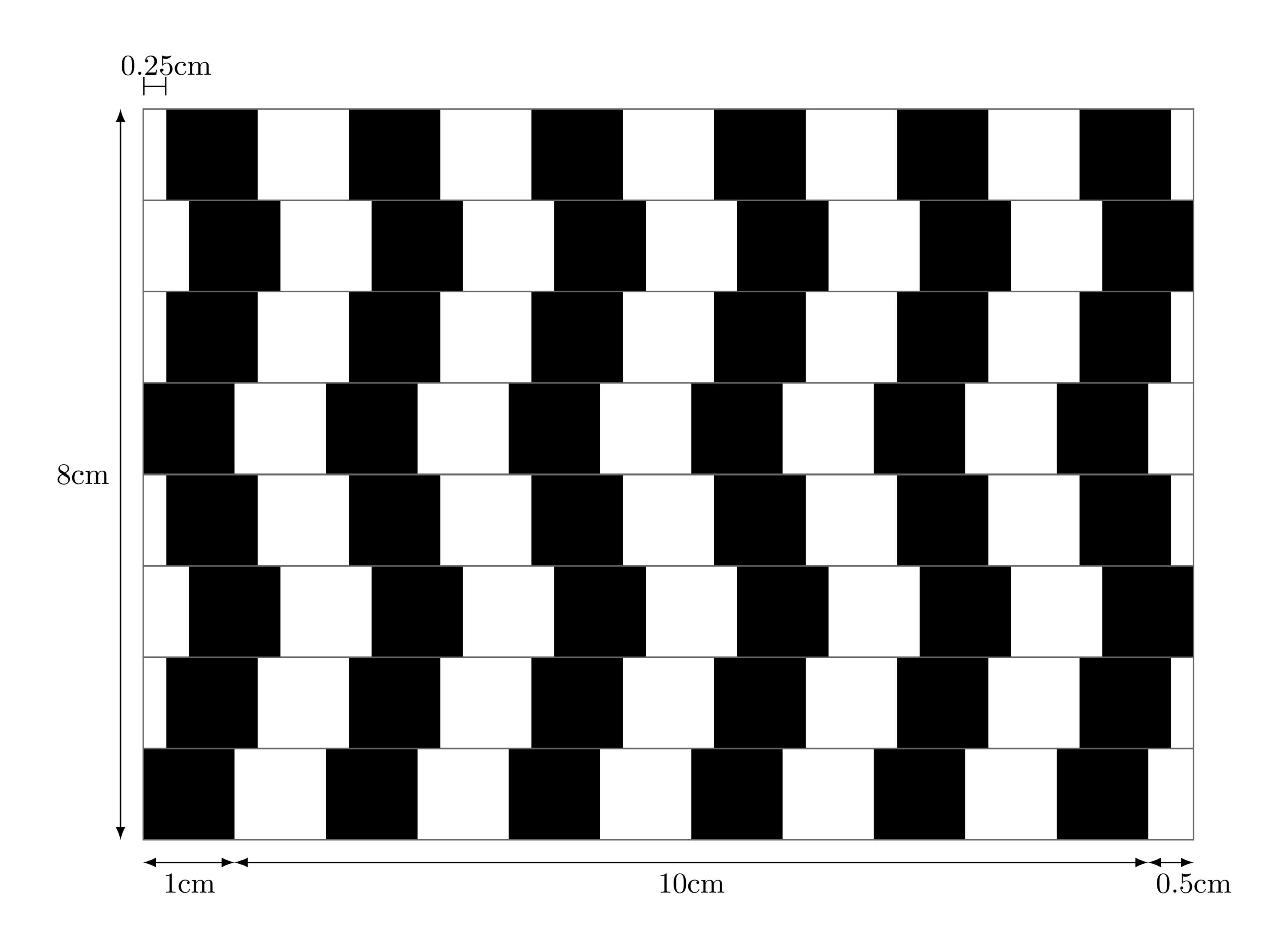 Details Shifted chessboard illusion