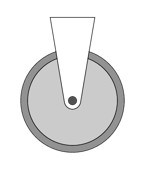 Pulley Axle rounded corners