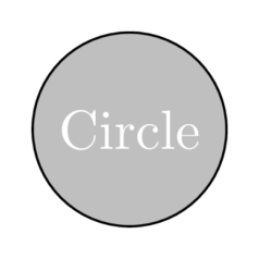 TikZ shapes: Circle TikZBlog
