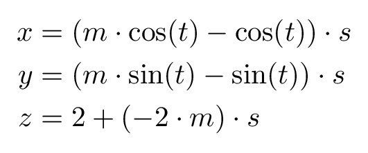Equation cone plane Equation cone plane