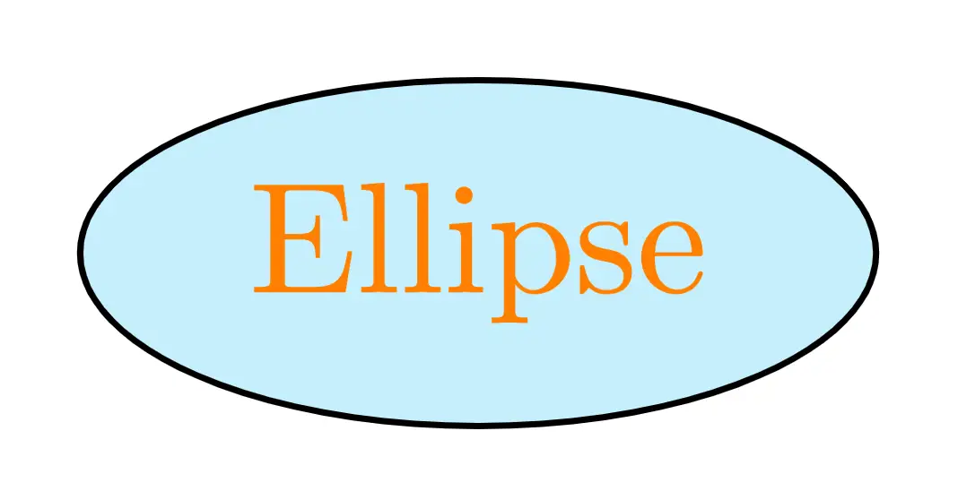 Fill Ellipse shape in TikZ