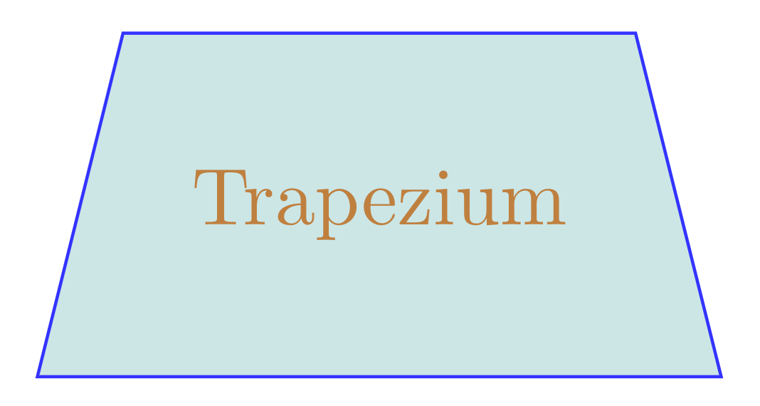 Trapezium size width and height TikZ